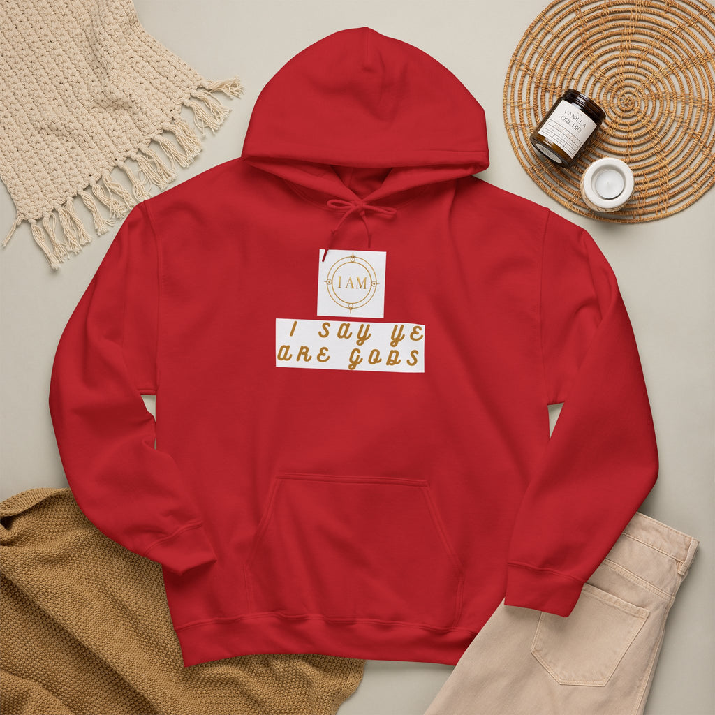 Midweight hooded Unisex sweatshirt