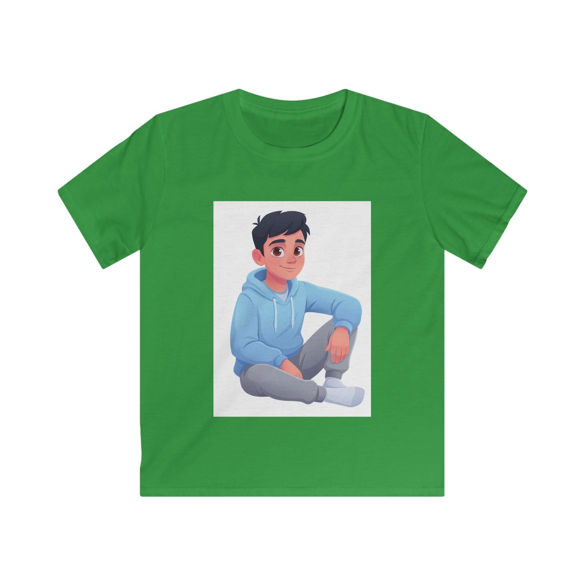Kids Tee — Courageous Boy Graphic Shirt ("I Am Courageous")