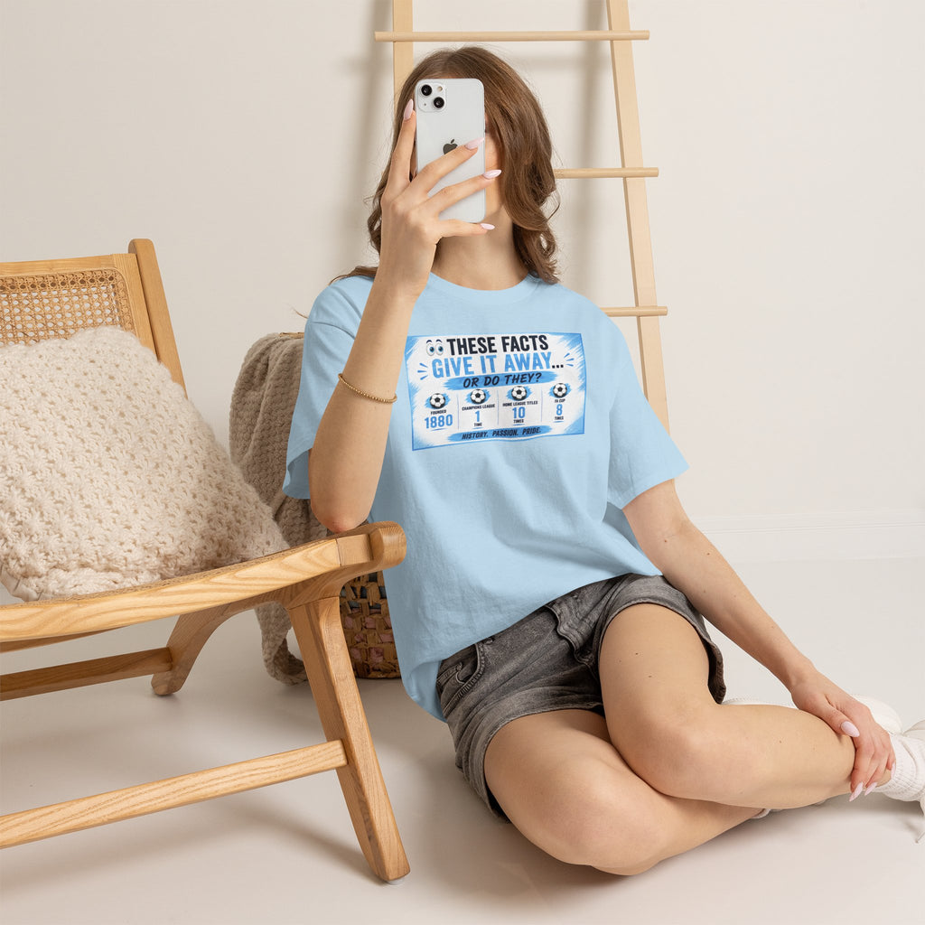 T-Shirt — “These Facts Give It Away… Or Do They?” Infographic Tee