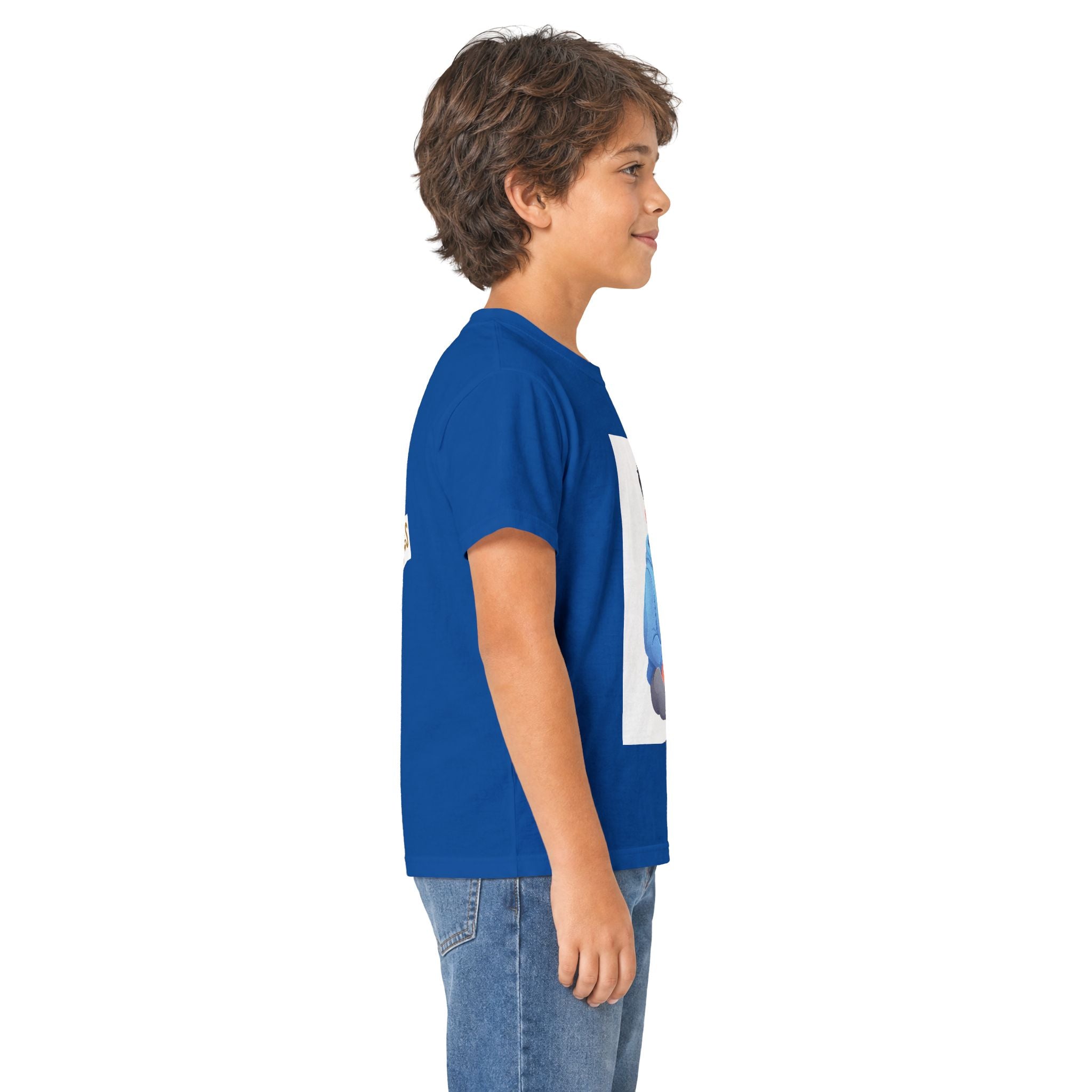 Kids Tee — Courageous Boy Graphic Shirt ("I Am Courageous")