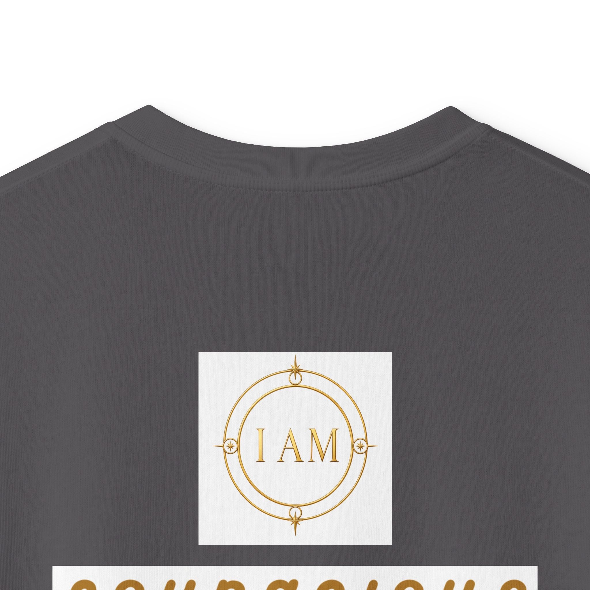 Kids Tee — Courageous Boy Graphic Shirt ("I Am Courageous")
