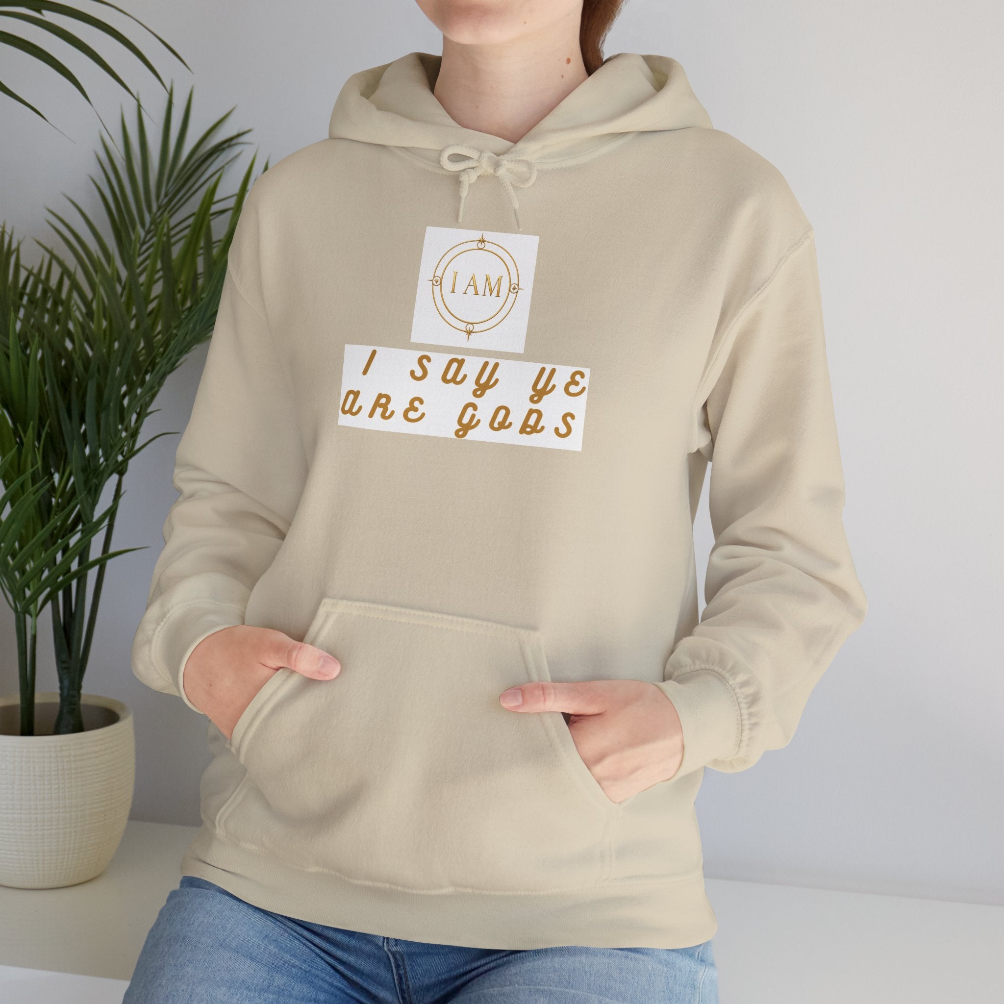 Midweight hooded Unisex sweatshirt