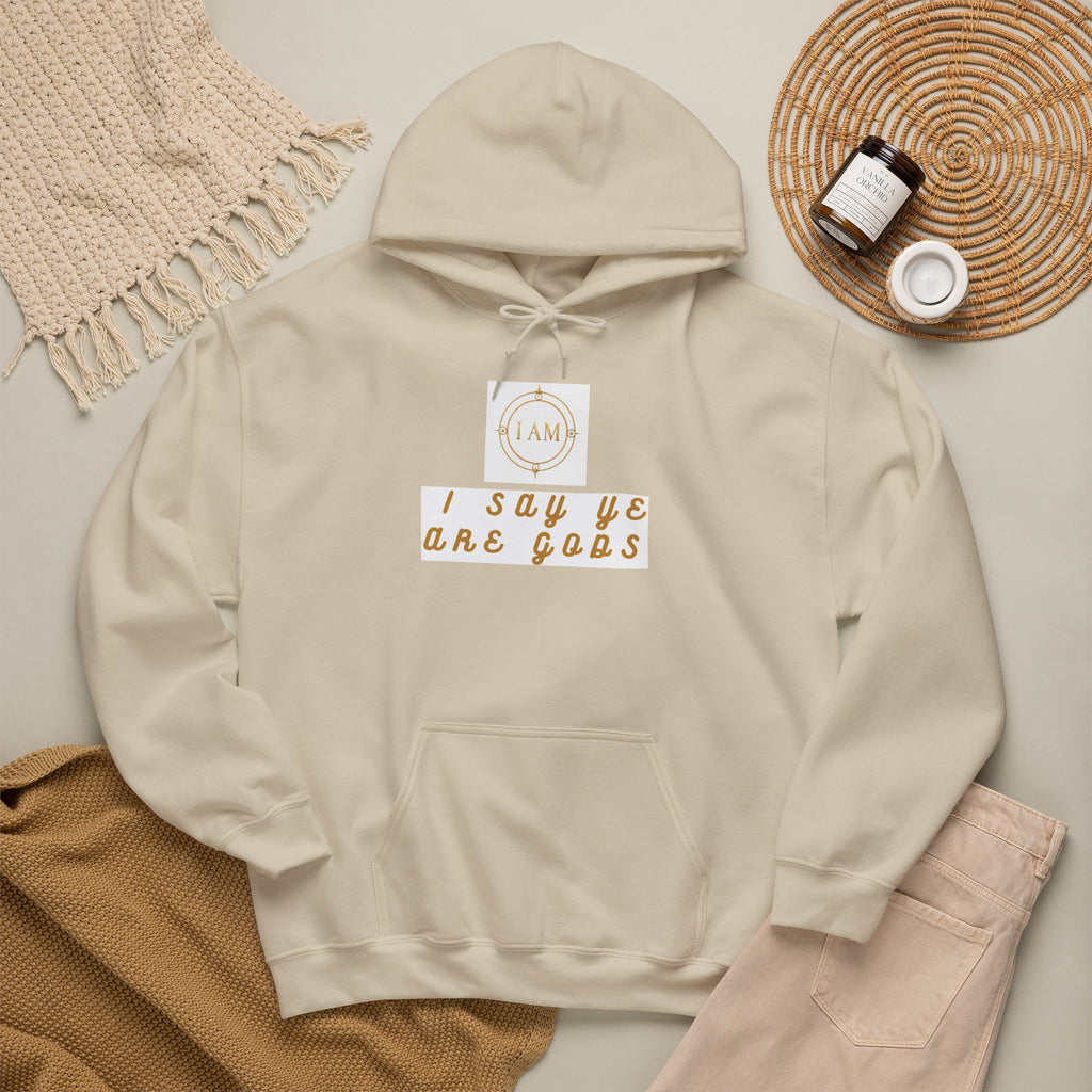 Midweight hooded Unisex sweatshirt