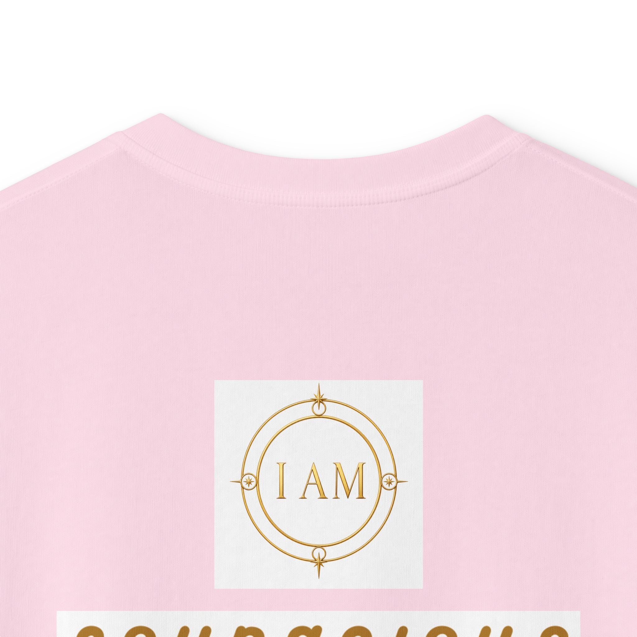 Kids Tee — Courageous Boy Graphic Shirt ("I Am Courageous")
