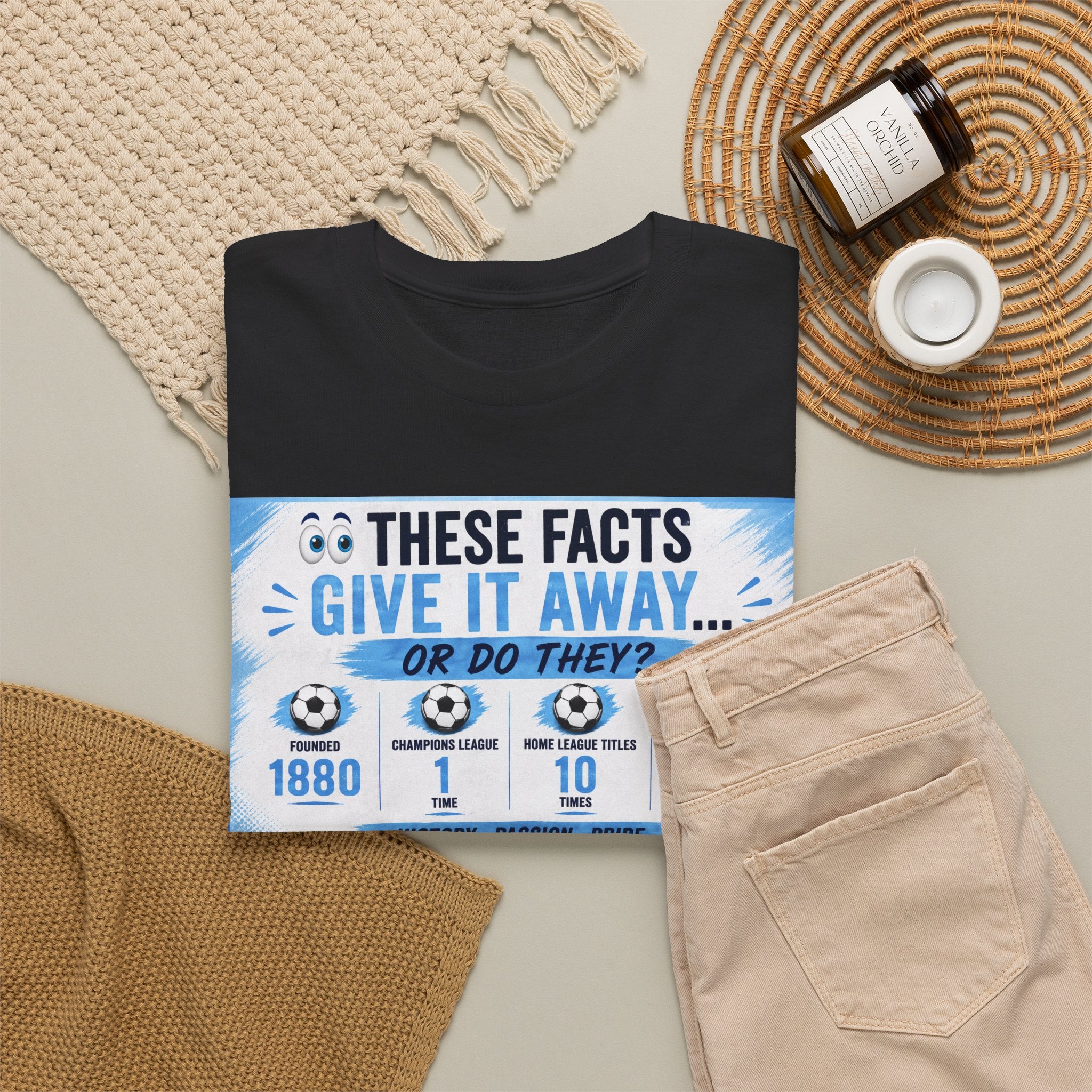 T-Shirt — “These Facts Give It Away… Or Do They?” Infographic Tee