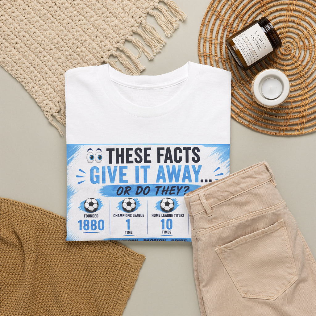 T-Shirt — “These Facts Give It Away… Or Do They?” Infographic Tee