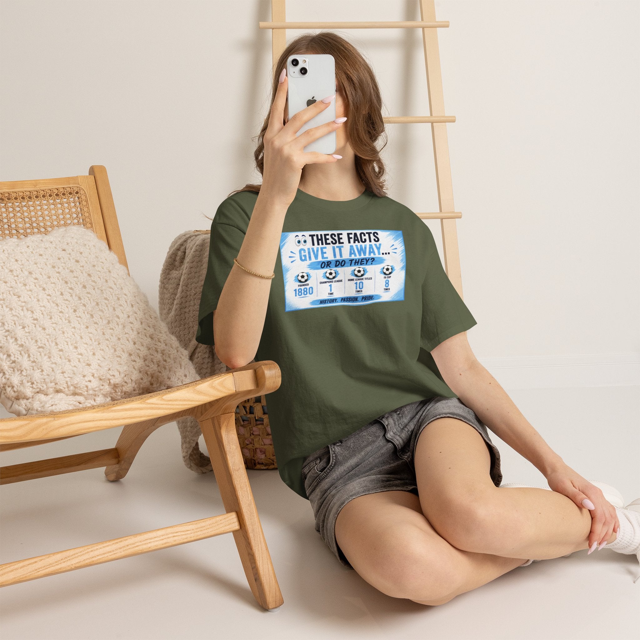 T-Shirt — “These Facts Give It Away… Or Do They?” Infographic Tee