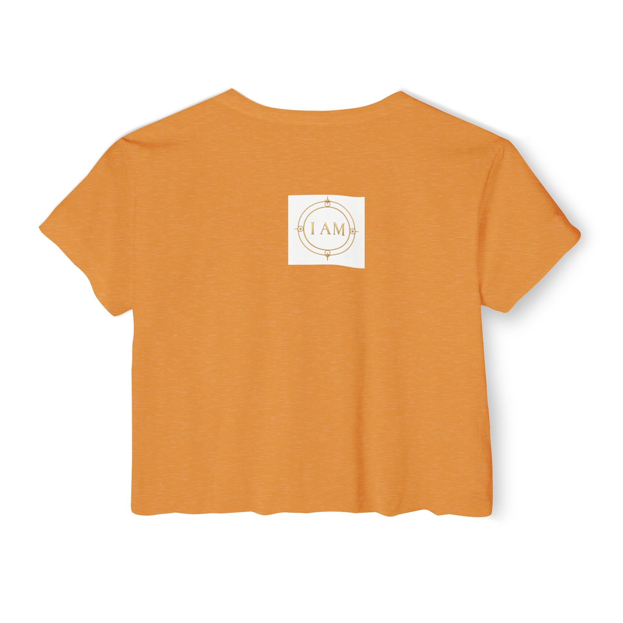 Ladies  Cropped T-shirt Top — Women's Spiritual Festival Tee