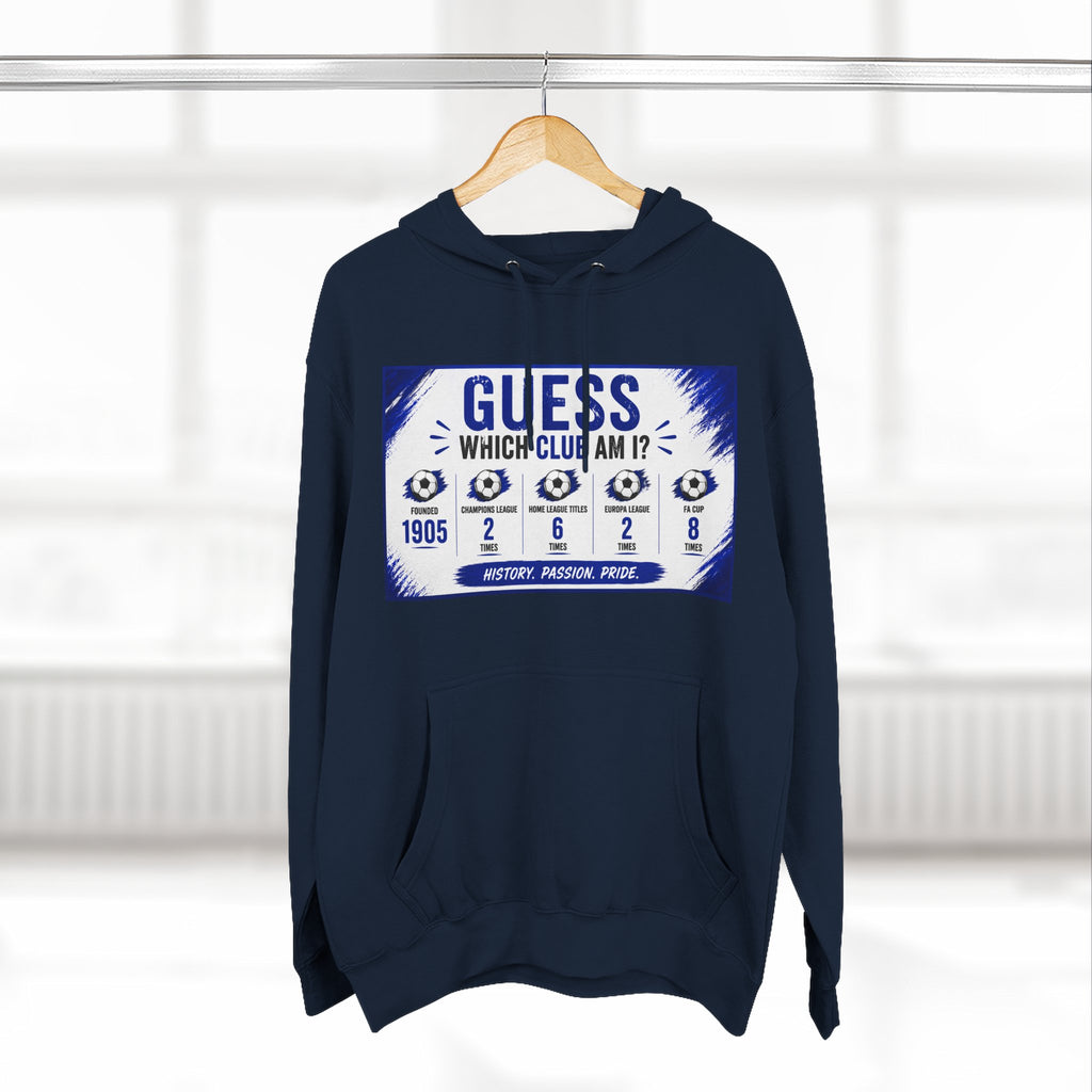 Three-Panel Fleece Hoodie