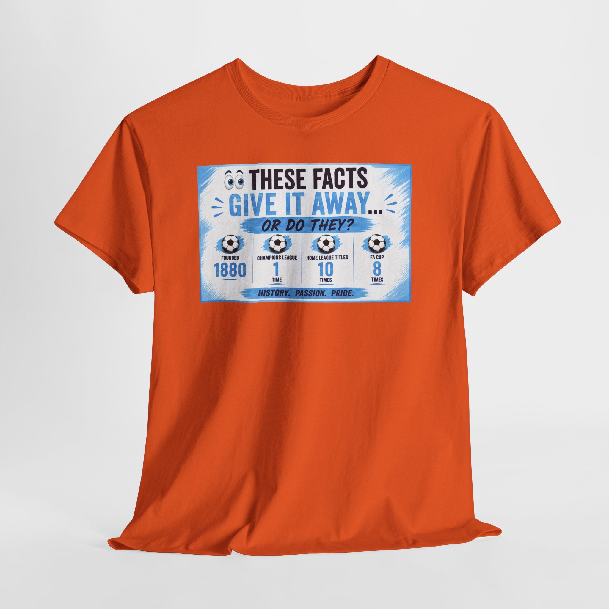 T-Shirt — “These Facts Give It Away… Or Do They?” Infographic Tee