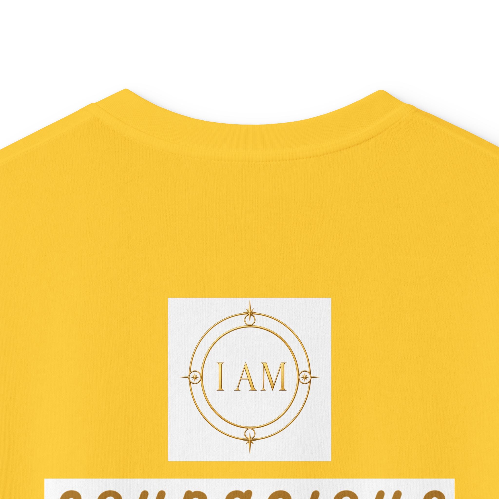 Kids Tee — Courageous Boy Graphic Shirt ("I Am Courageous")