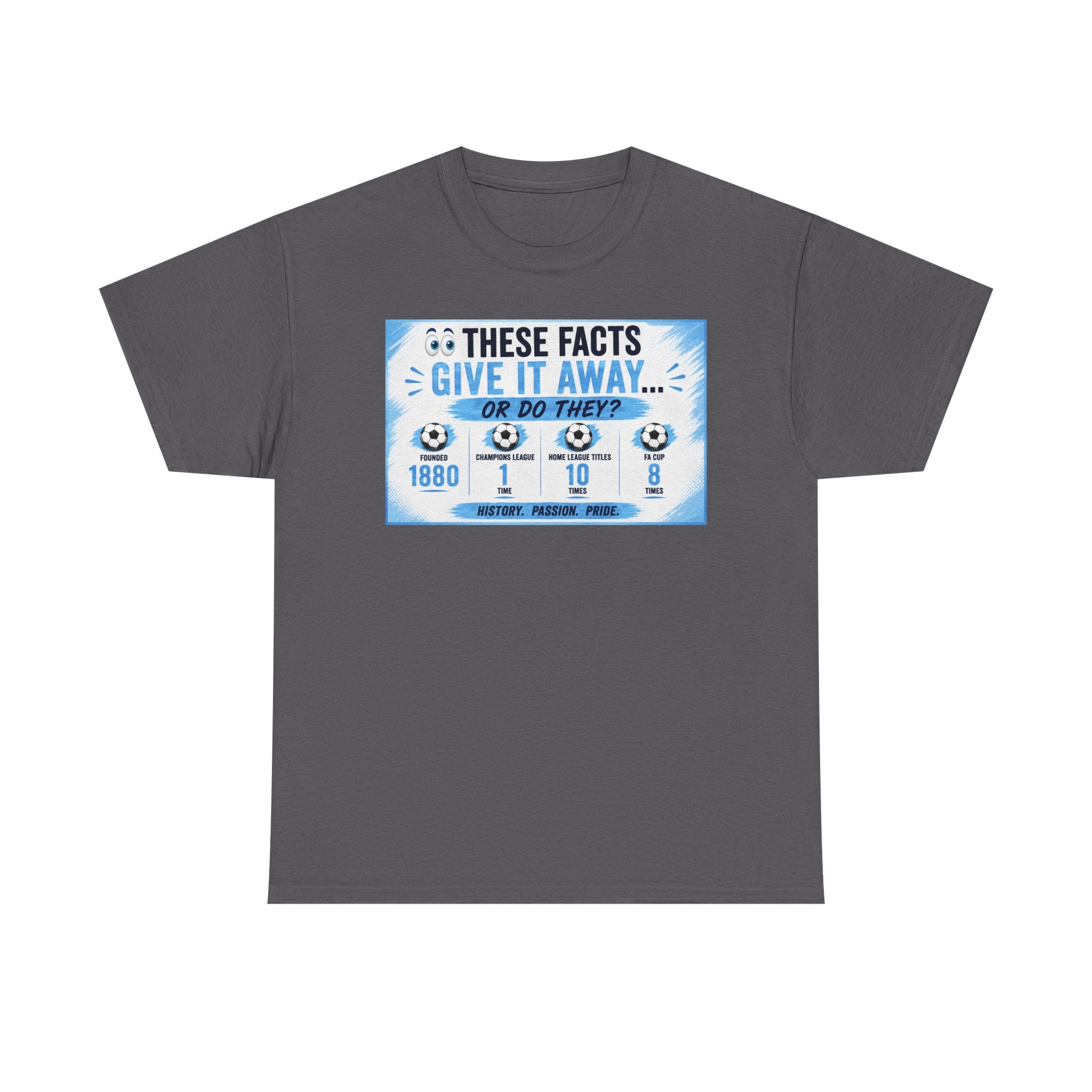 T-Shirt — “These Facts Give It Away… Or Do They?” Infographic Tee