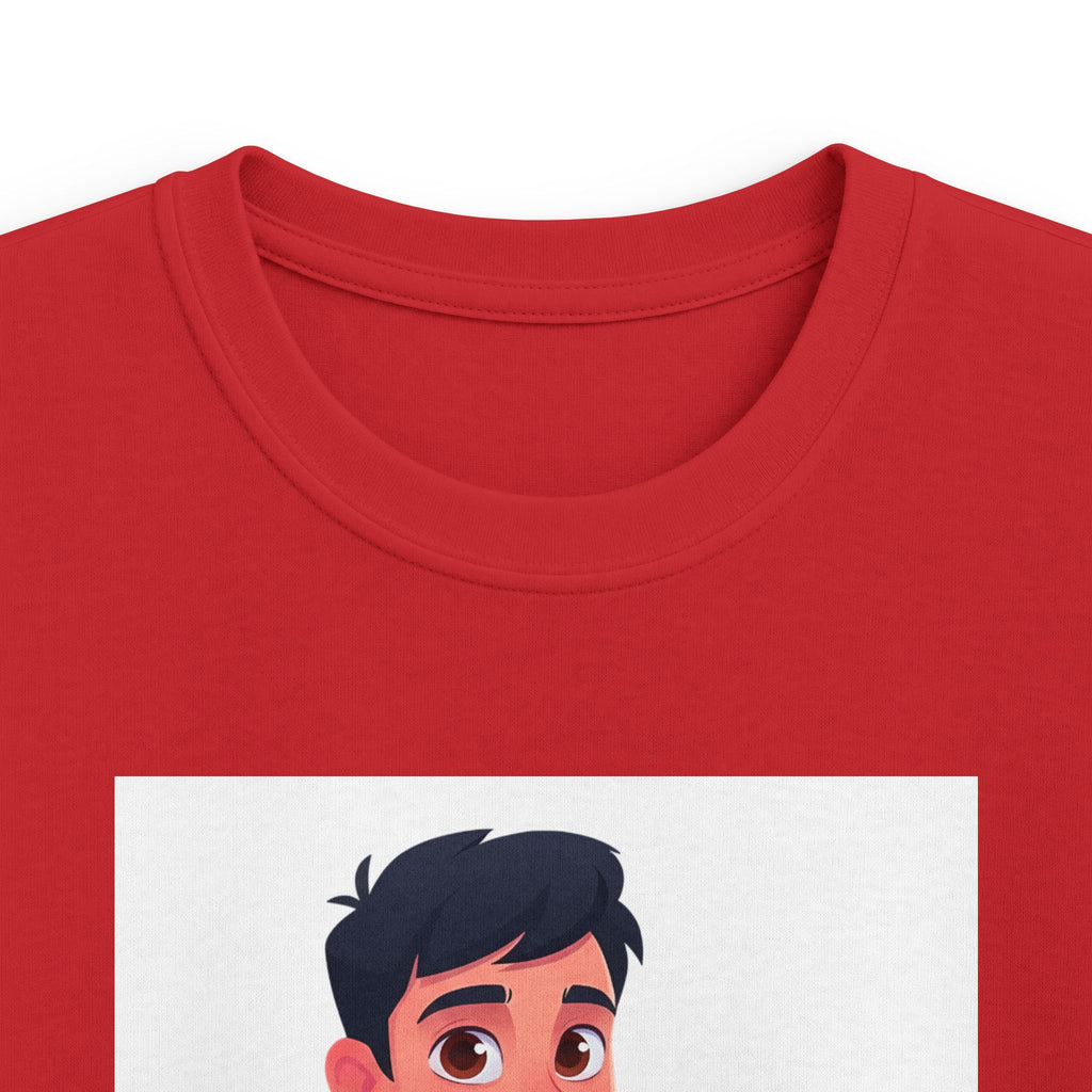 Kids Tee — Courageous Boy Graphic Shirt ("I Am Courageous")