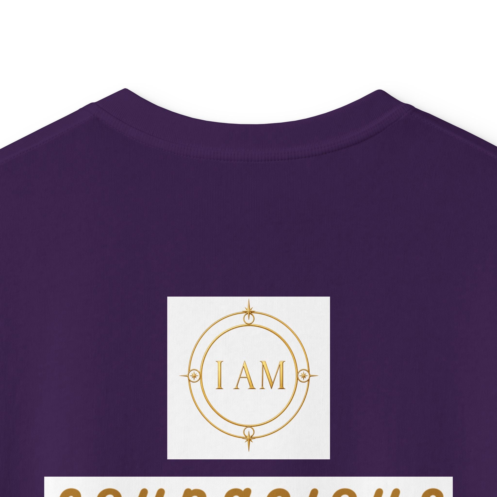Kids Tee — Courageous Boy Graphic Shirt ("I Am Courageous")