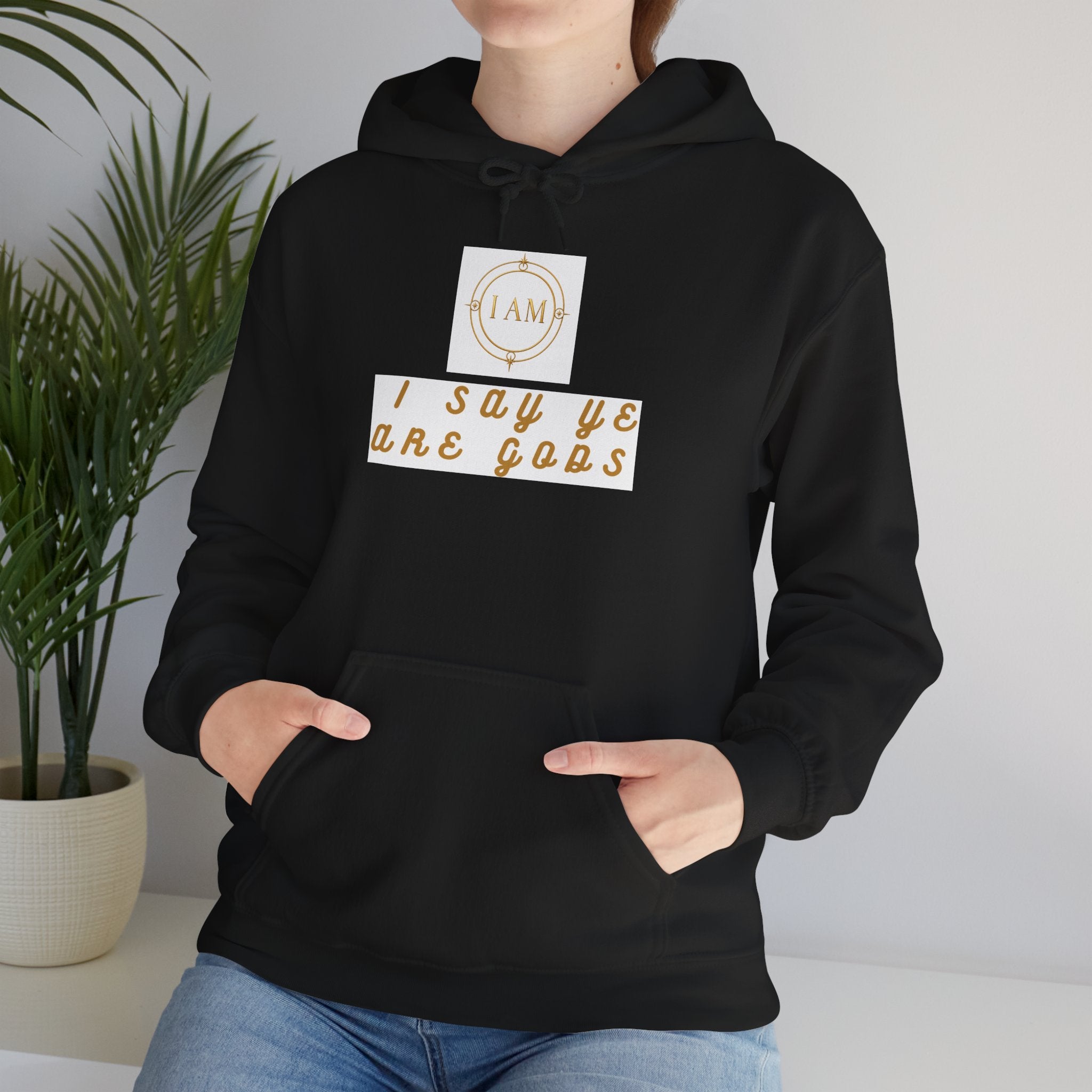 Midweight hooded Unisex sweatshirt