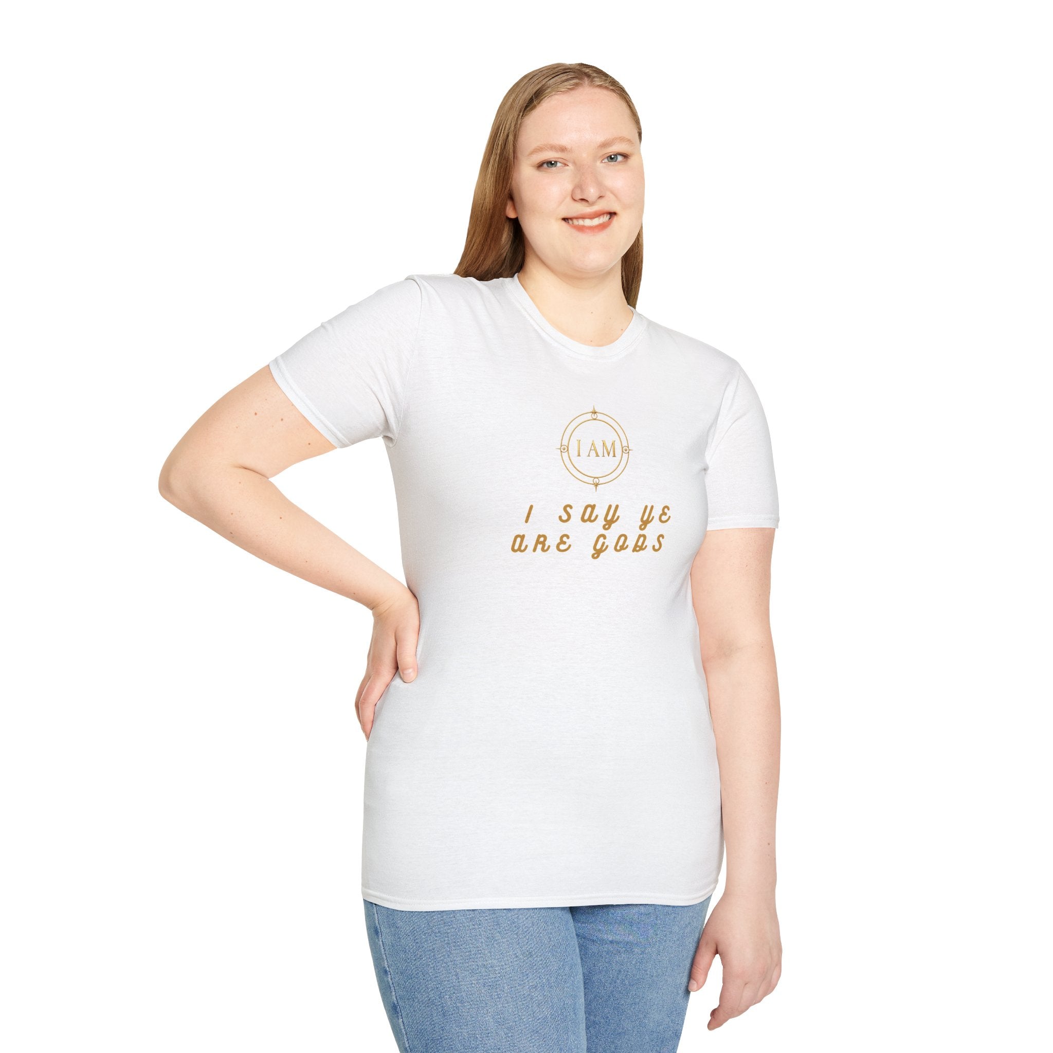 Unisex Softstyle T-Shirt — "I Say Ye Are Gods"