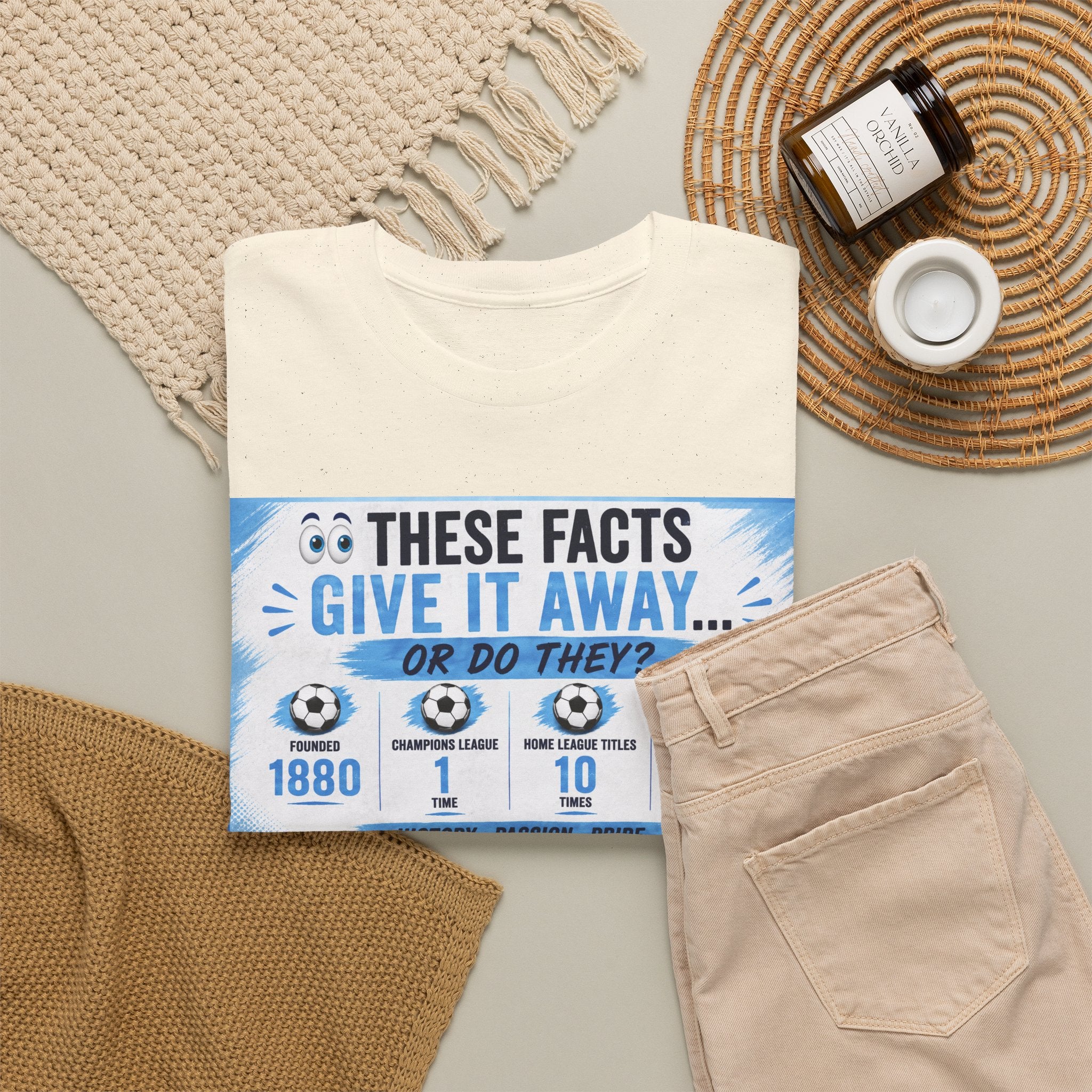 T-Shirt — “These Facts Give It Away… Or Do They?” Infographic Tee