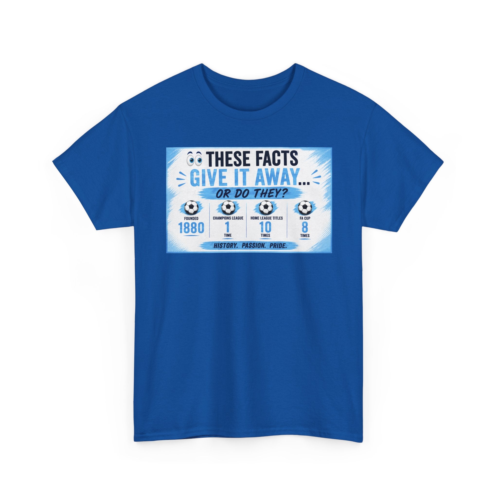T-Shirt — “These Facts Give It Away… Or Do They?” Infographic Tee