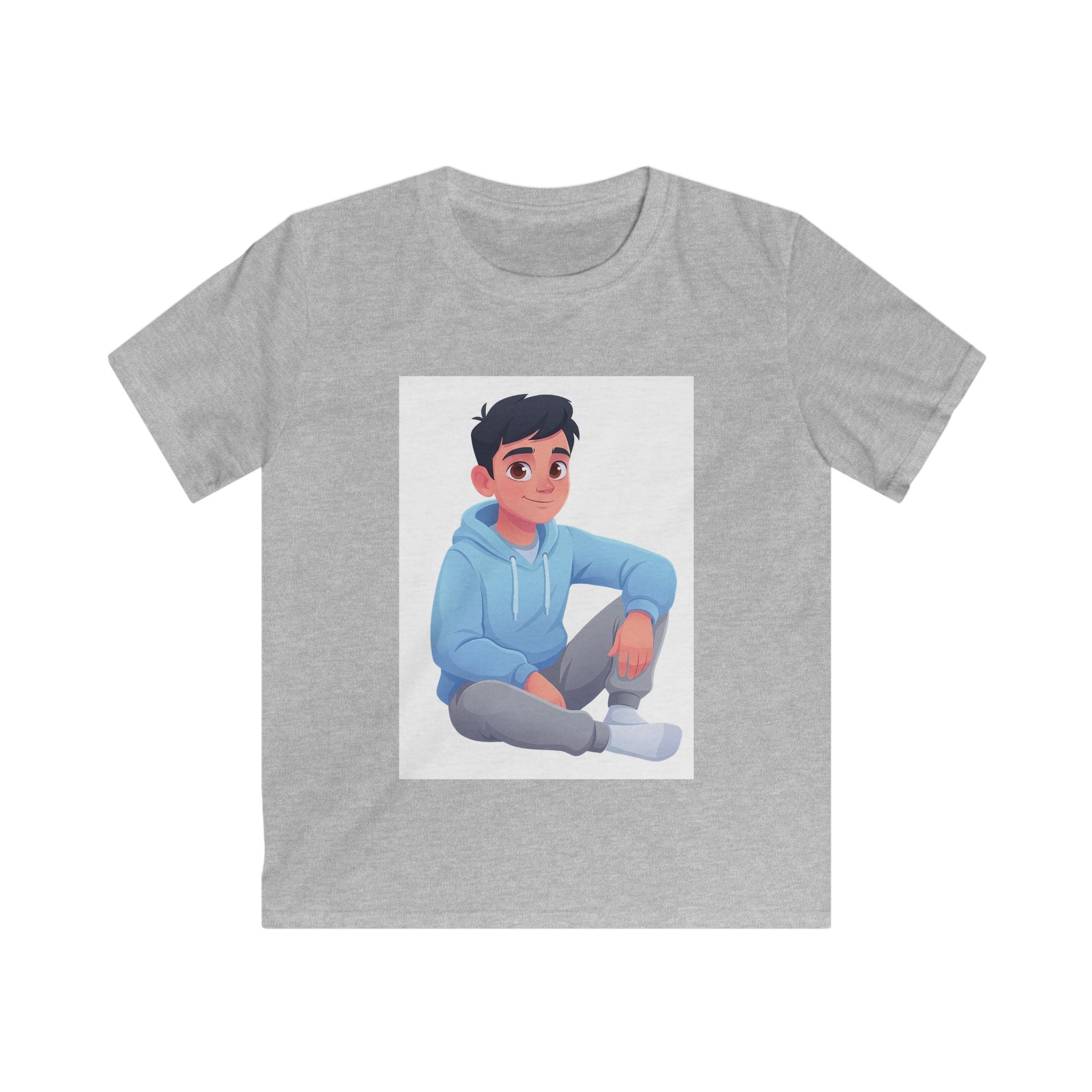 Kids Tee — Courageous Boy Graphic Shirt ("I Am Courageous")