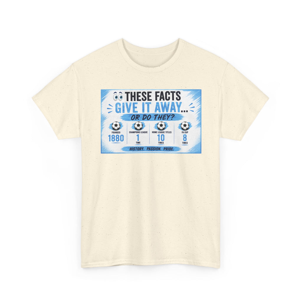 T-Shirt — “These Facts Give It Away… Or Do They?” Infographic Tee