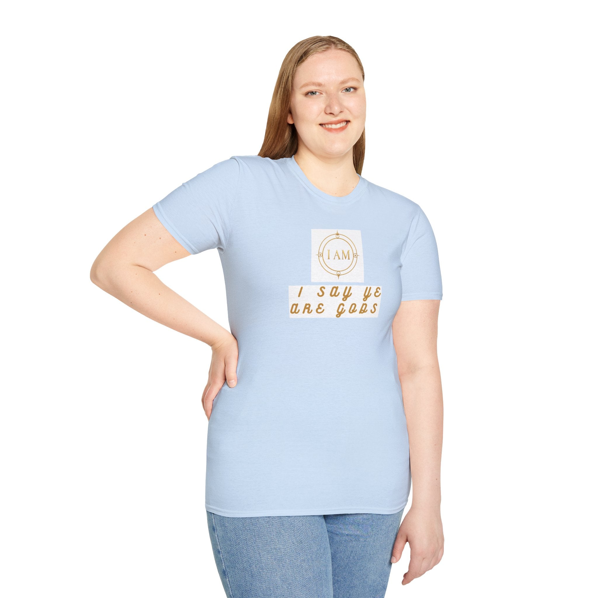 Unisex Softstyle T-Shirt — "I Say Ye Are Gods"