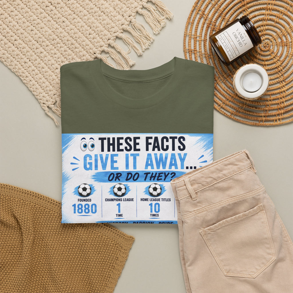 T-Shirt — “These Facts Give It Away… Or Do They?” Infographic Tee
