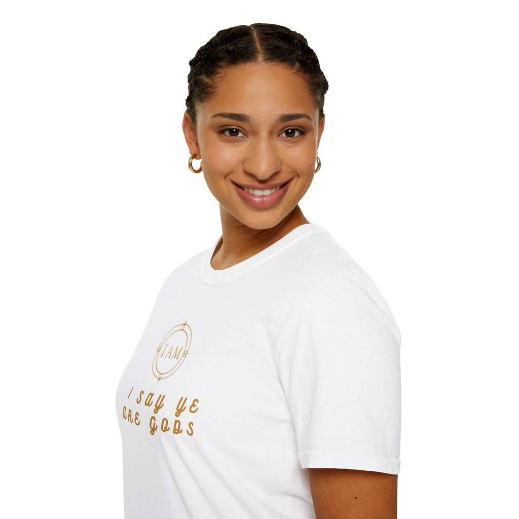 Unisex Softstyle T-Shirt — "I Say Ye Are Gods"