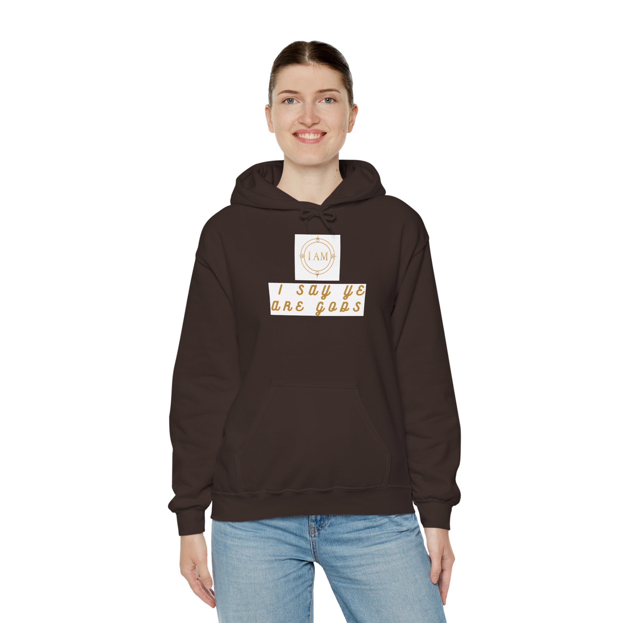 Midweight hooded Unisex sweatshirt