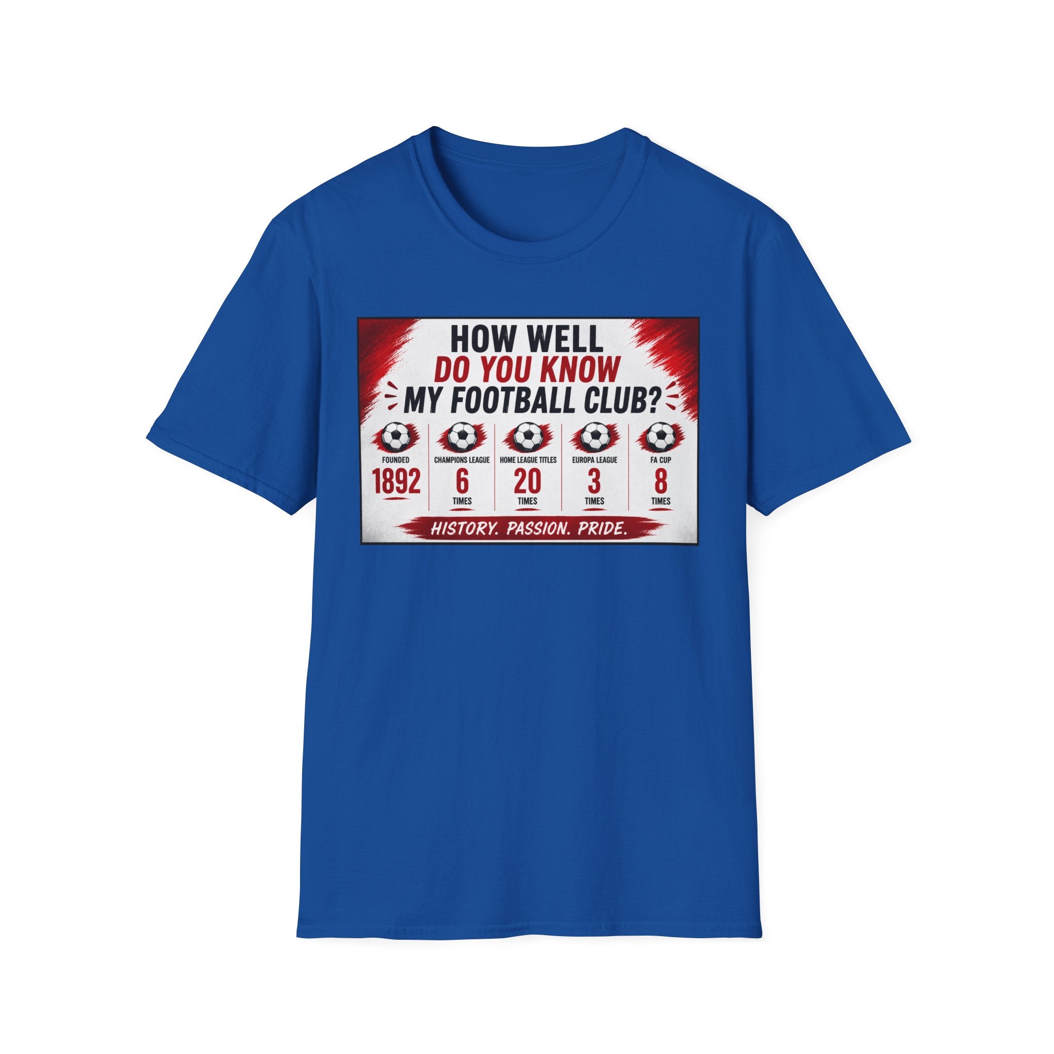 How Well Do You Know My Football Club? T-Shirt — Fan Trivia Graphic Tee