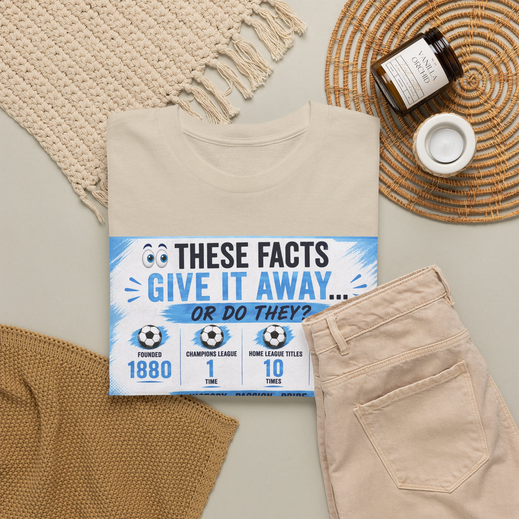 T-Shirt — “These Facts Give It Away… Or Do They?” Infographic Tee
