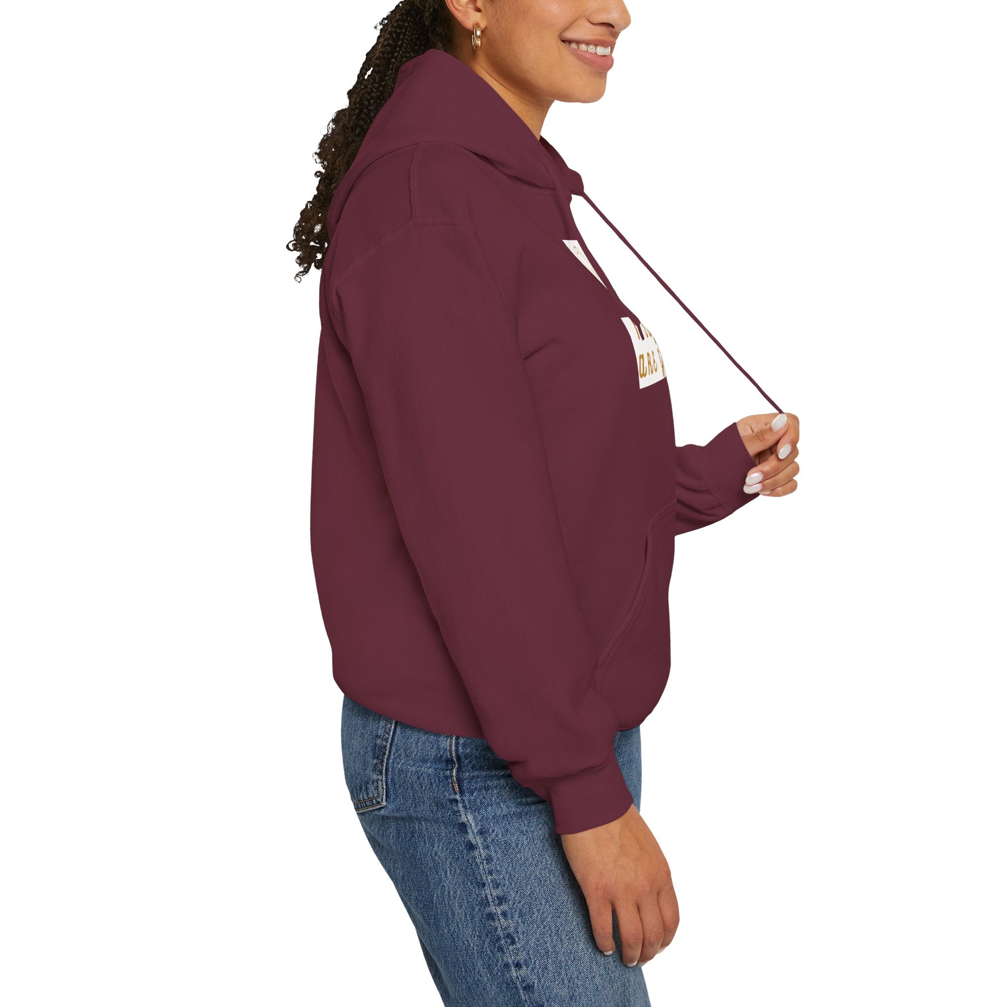 Midweight hooded Unisex sweatshirt