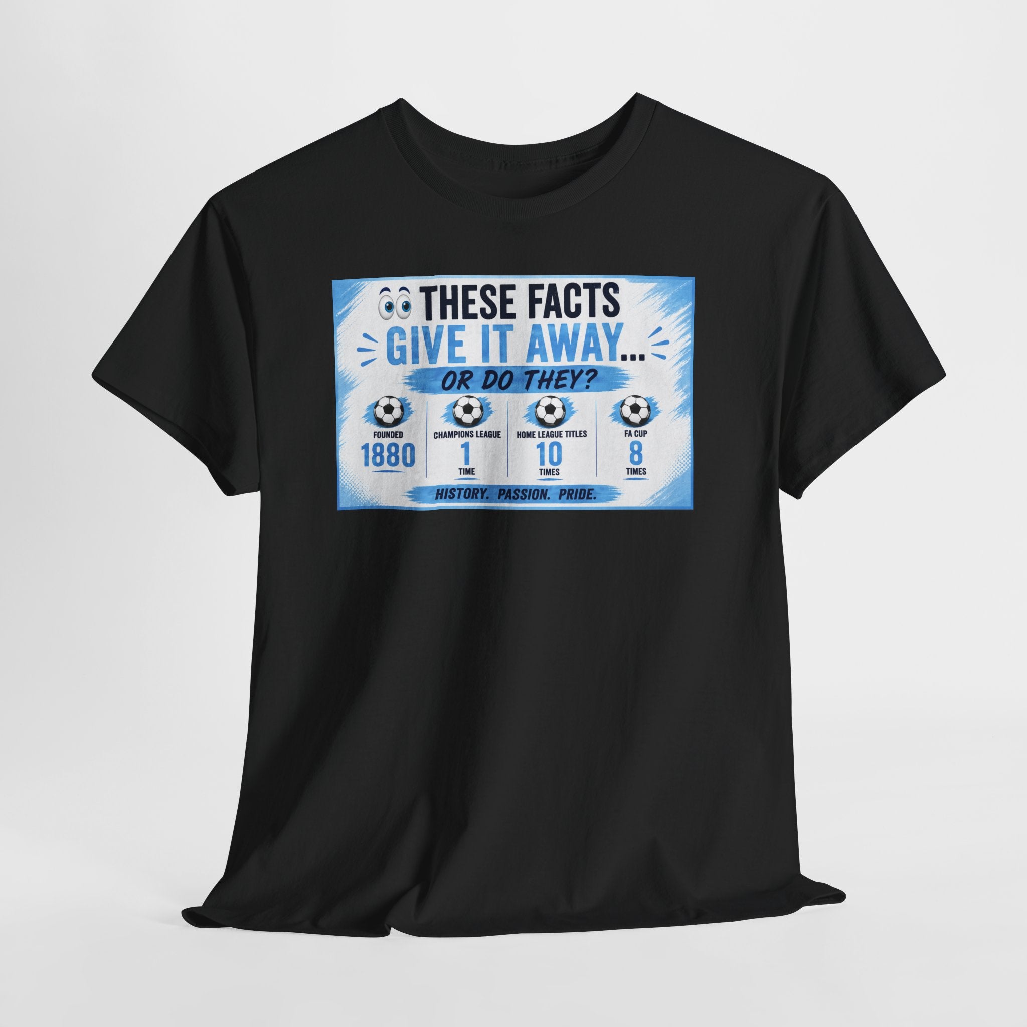 T-Shirt — “These Facts Give It Away… Or Do They?” Infographic Tee