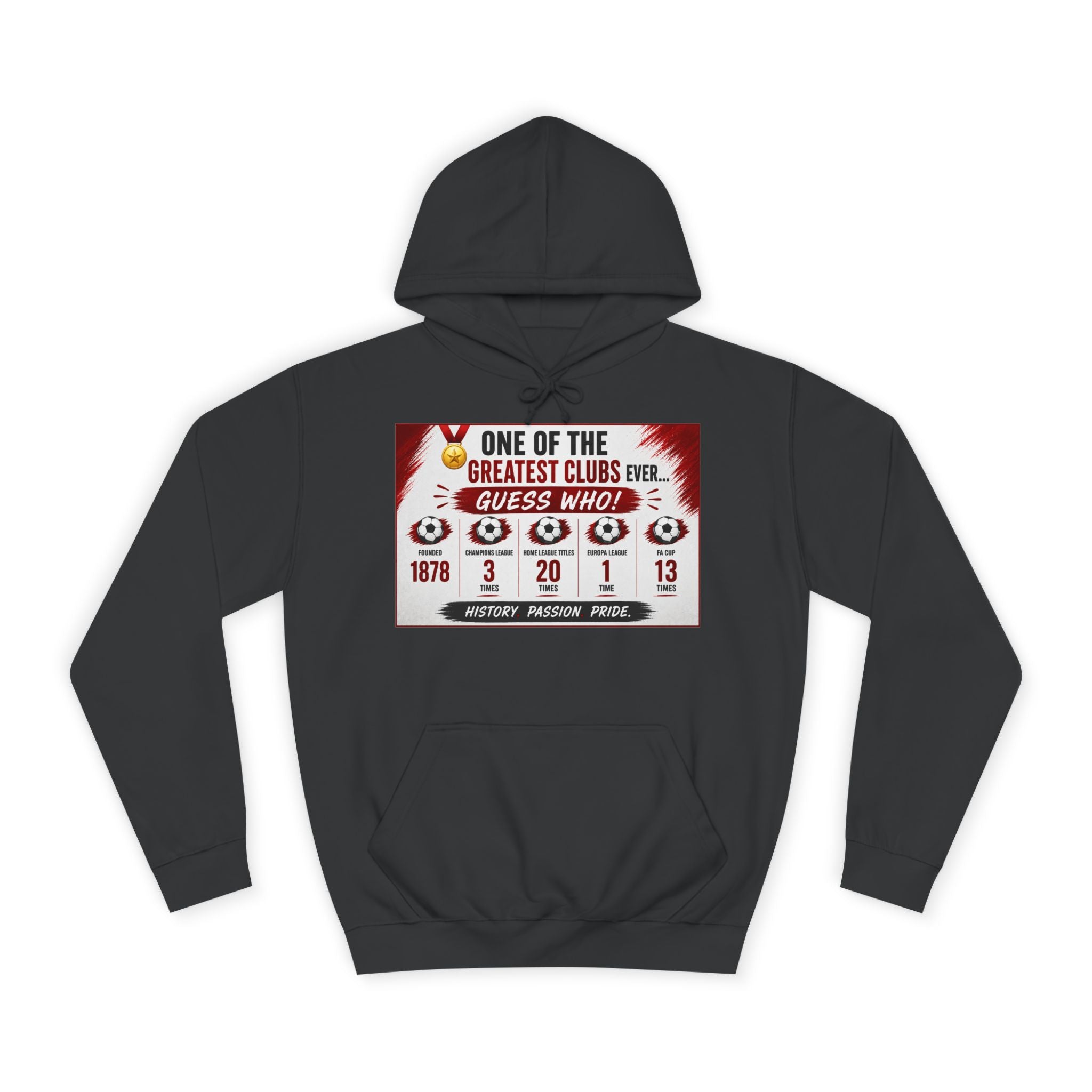 College Hoodie — "One of the Greatest Clubs Ever" Vintage Sports Graphic