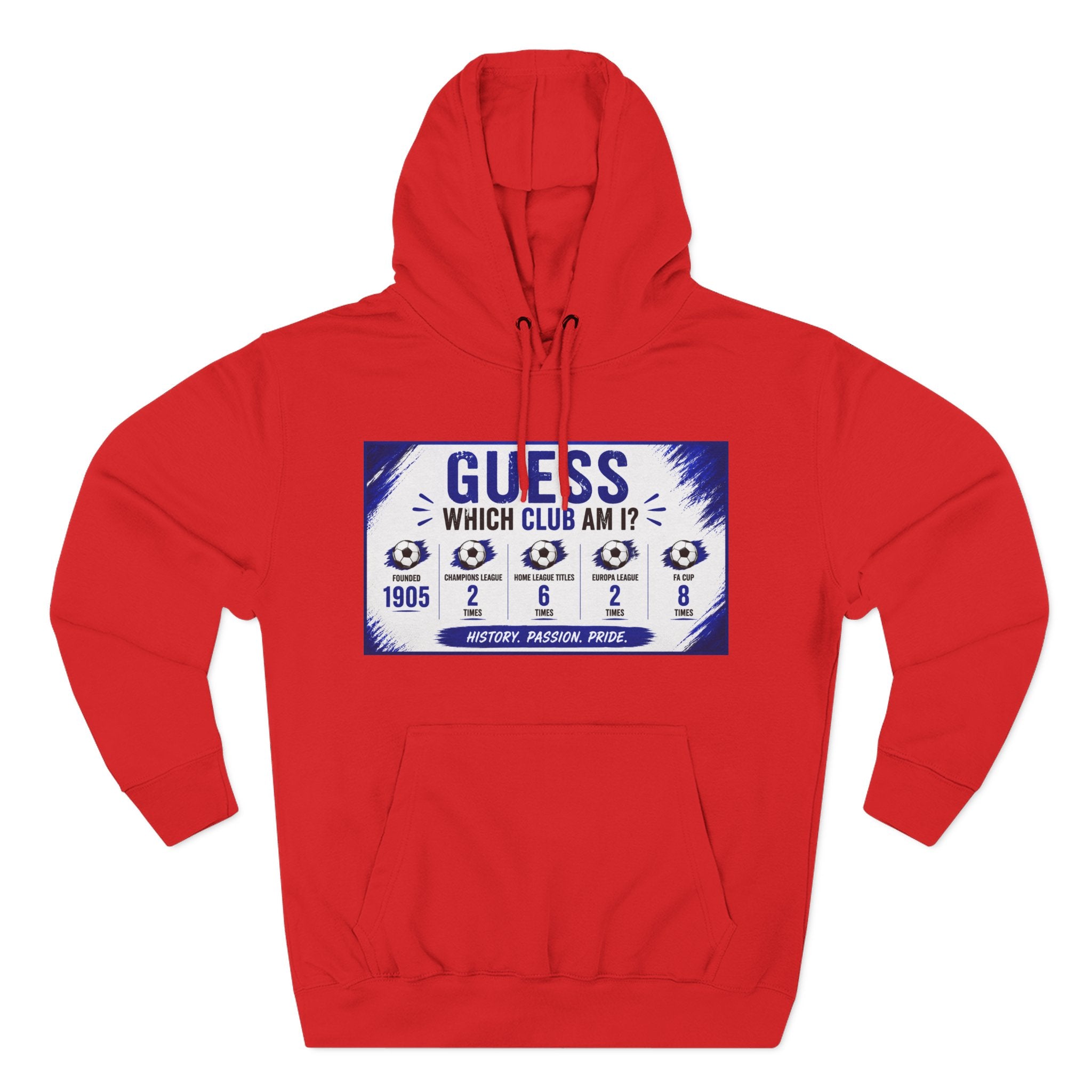 Three-Panel Fleece Hoodie