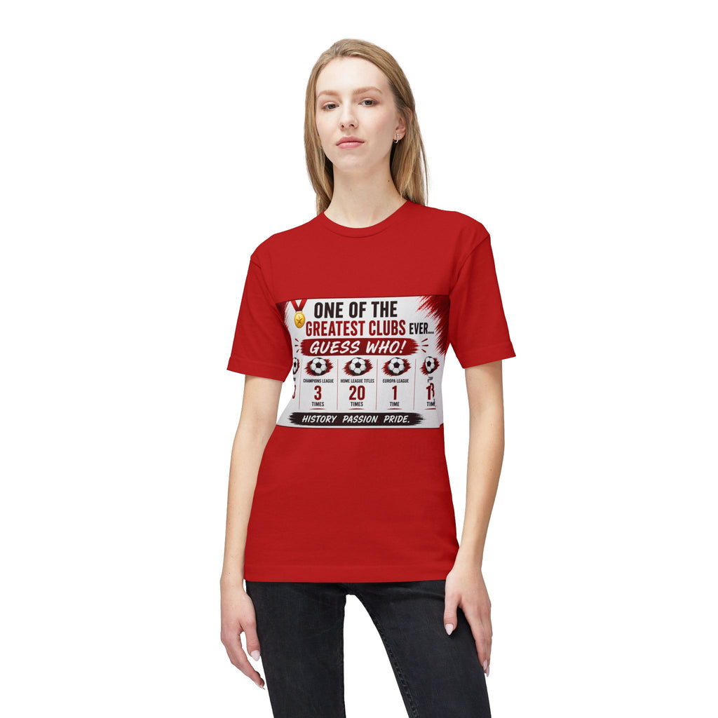 Soccer Club Stats Graphic T-Shirt – "One of the Greatest Clubs Ever" Fan Tee