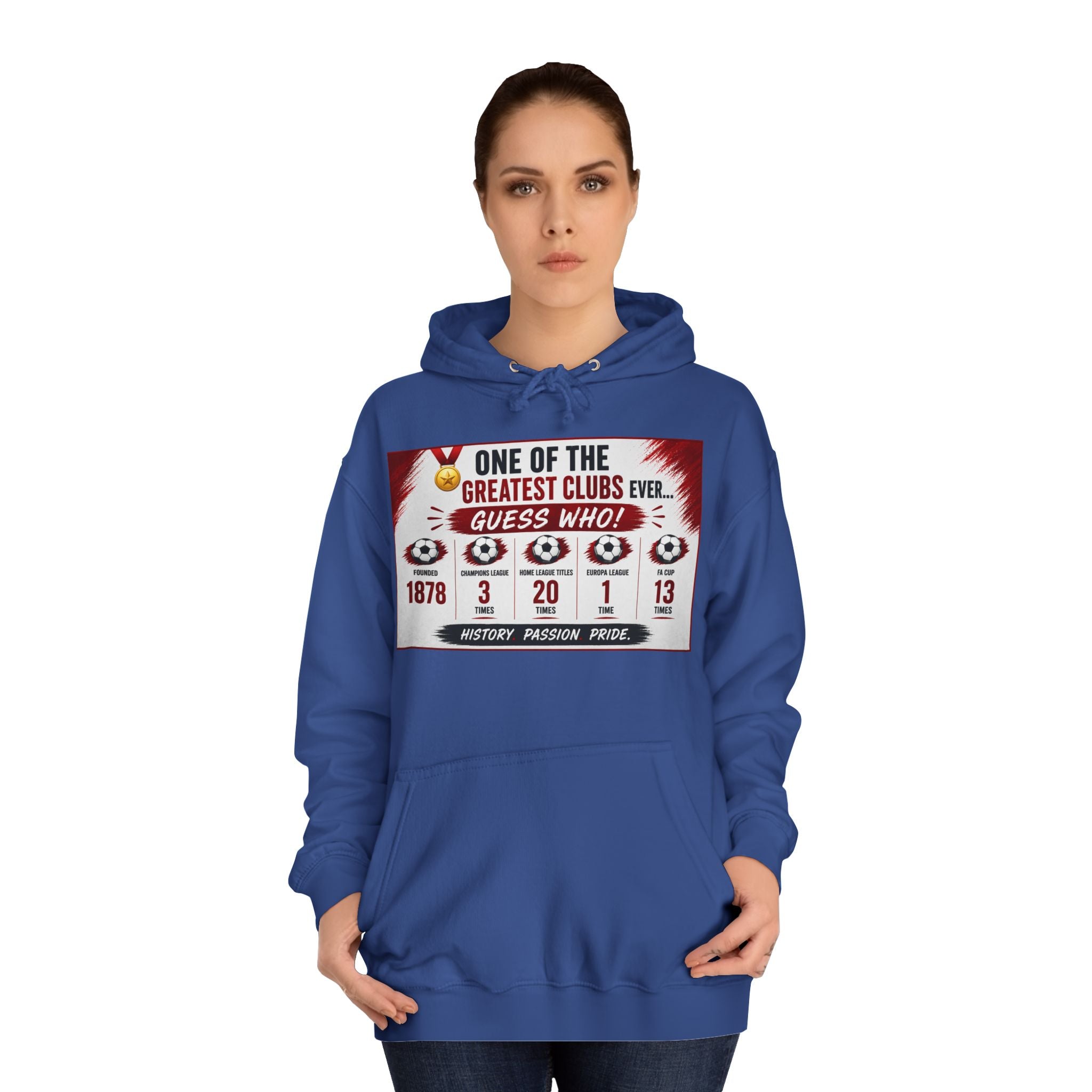 College Hoodie — "One of the Greatest Clubs Ever" Vintage Sports Graphic