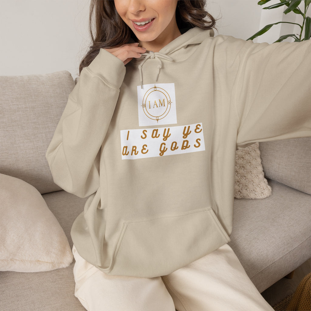 Midweight hooded Unisex sweatshirt