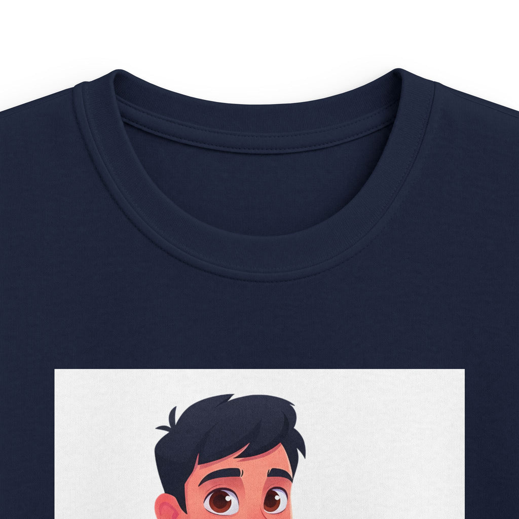 Kids Tee — Courageous Boy Graphic Shirt ("I Am Courageous")