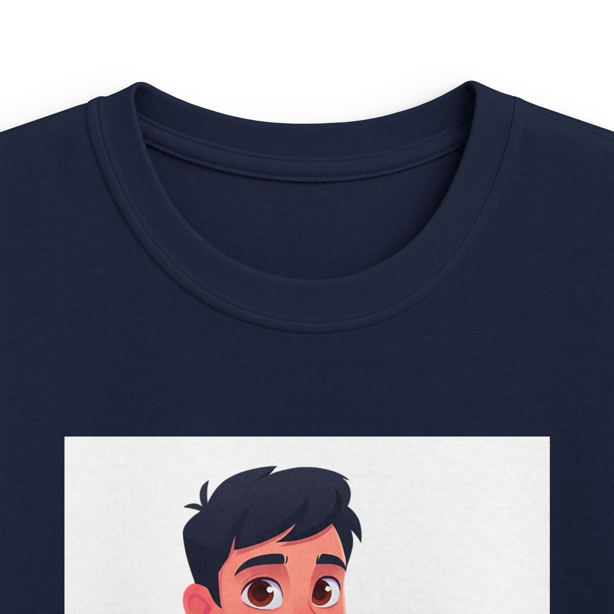Kids Tee — Courageous Boy Graphic Shirt ("I Am Courageous")