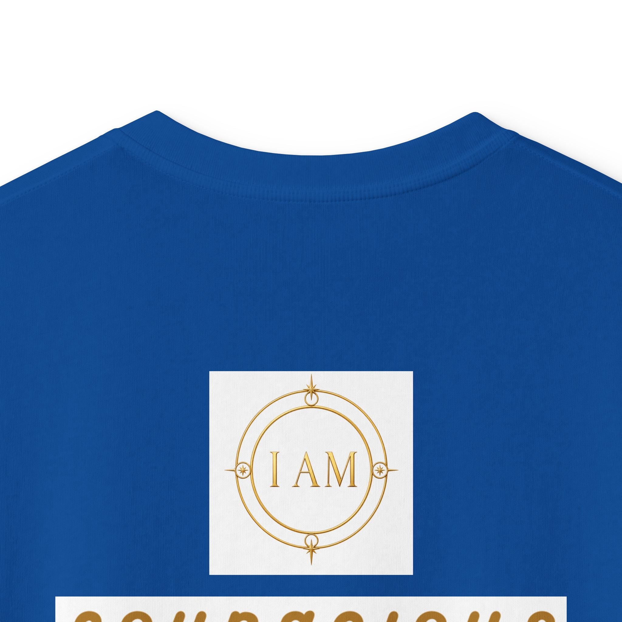 Kids Tee — Courageous Boy Graphic Shirt ("I Am Courageous")