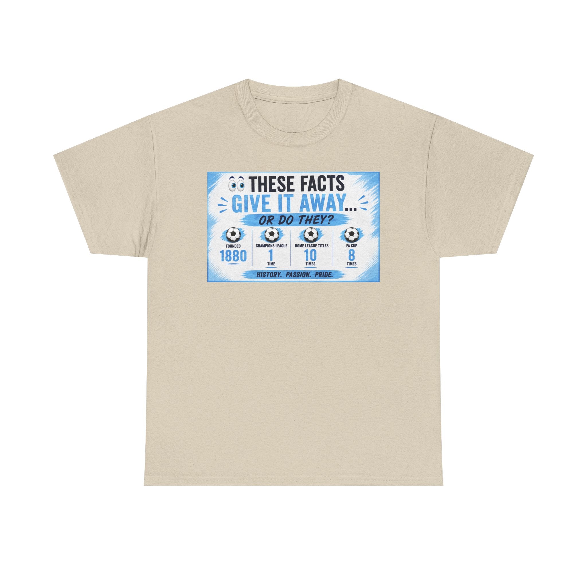 T-Shirt — “These Facts Give It Away… Or Do They?” Infographic Tee