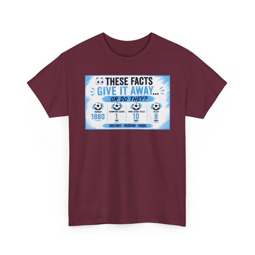 T-Shirt — “These Facts Give It Away… Or Do They?” Infographic Tee