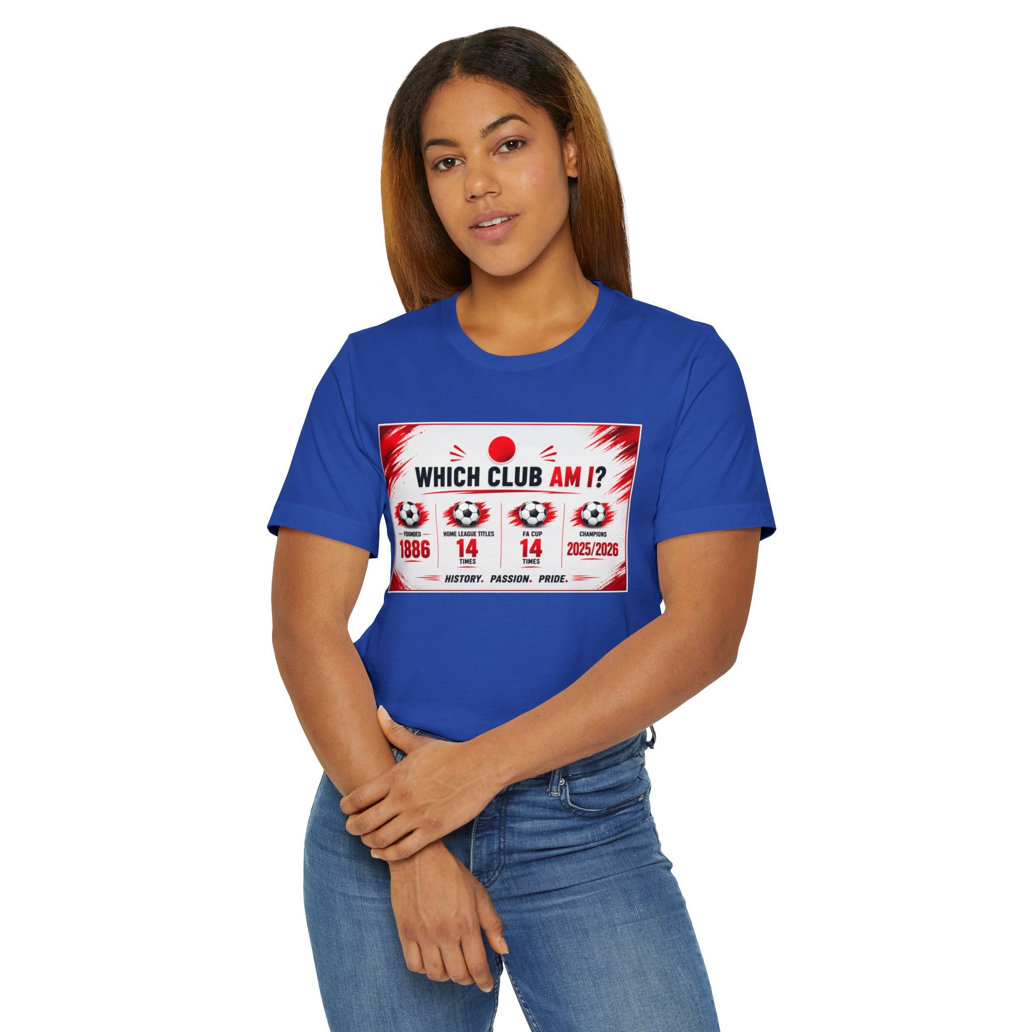 Which Club Am I? Soccer Trivia T-Shirt — Football Fan Quiz Tee