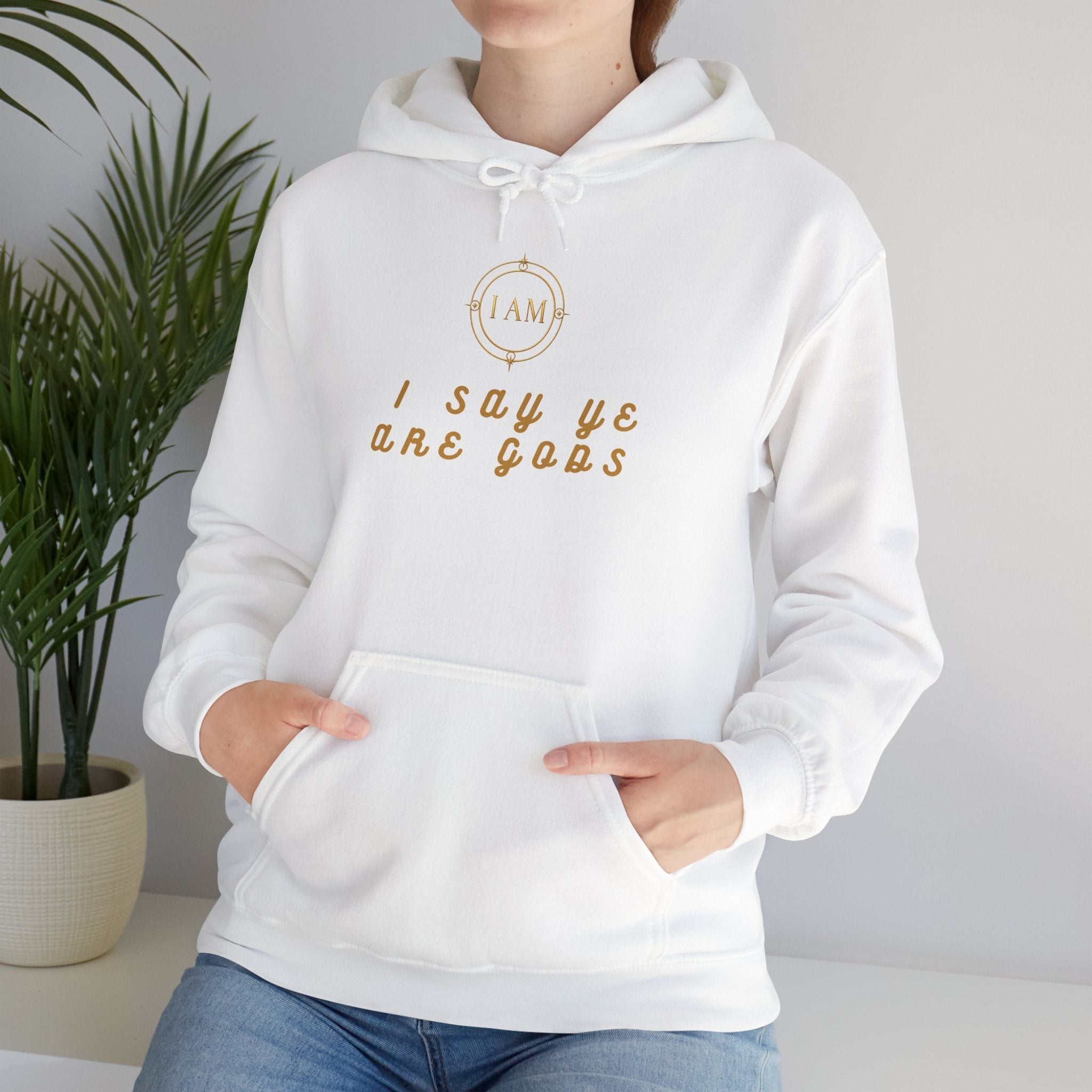 Midweight hooded Unisex sweatshirt