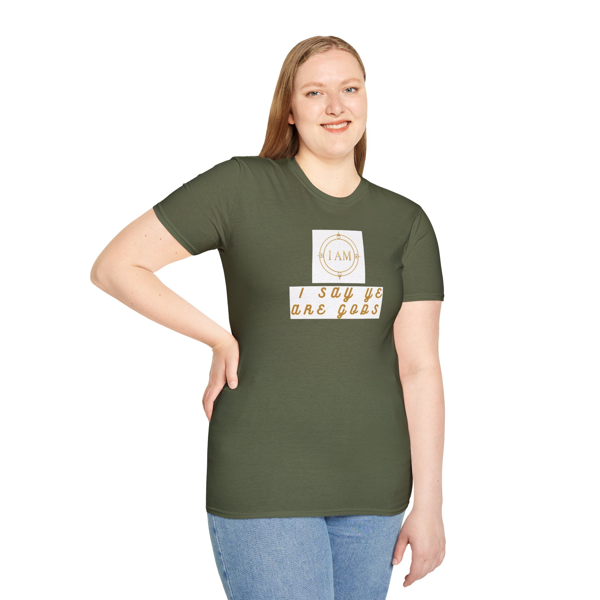 Unisex Softstyle T-Shirt — "I Say Ye Are Gods"