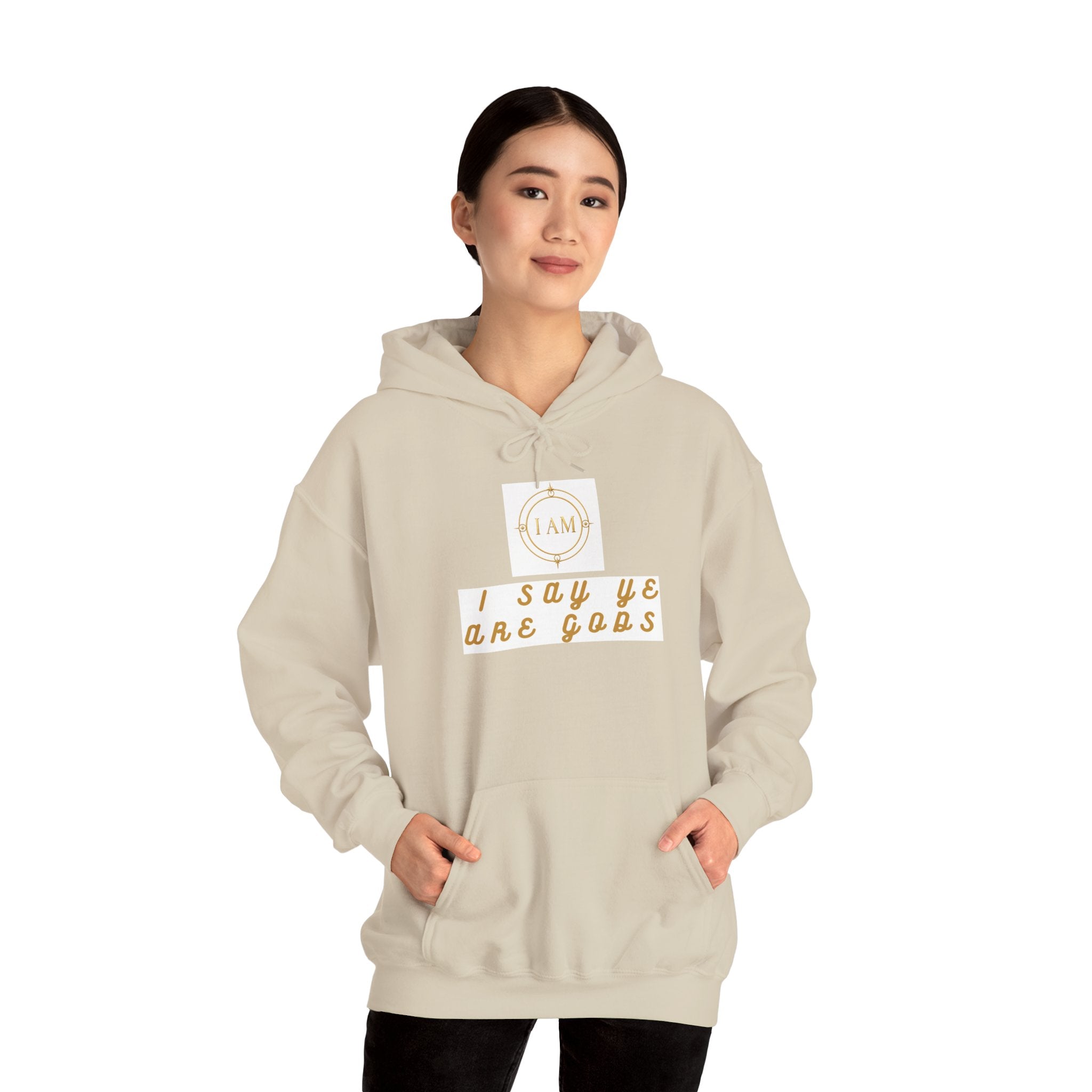 Midweight hooded Unisex sweatshirt