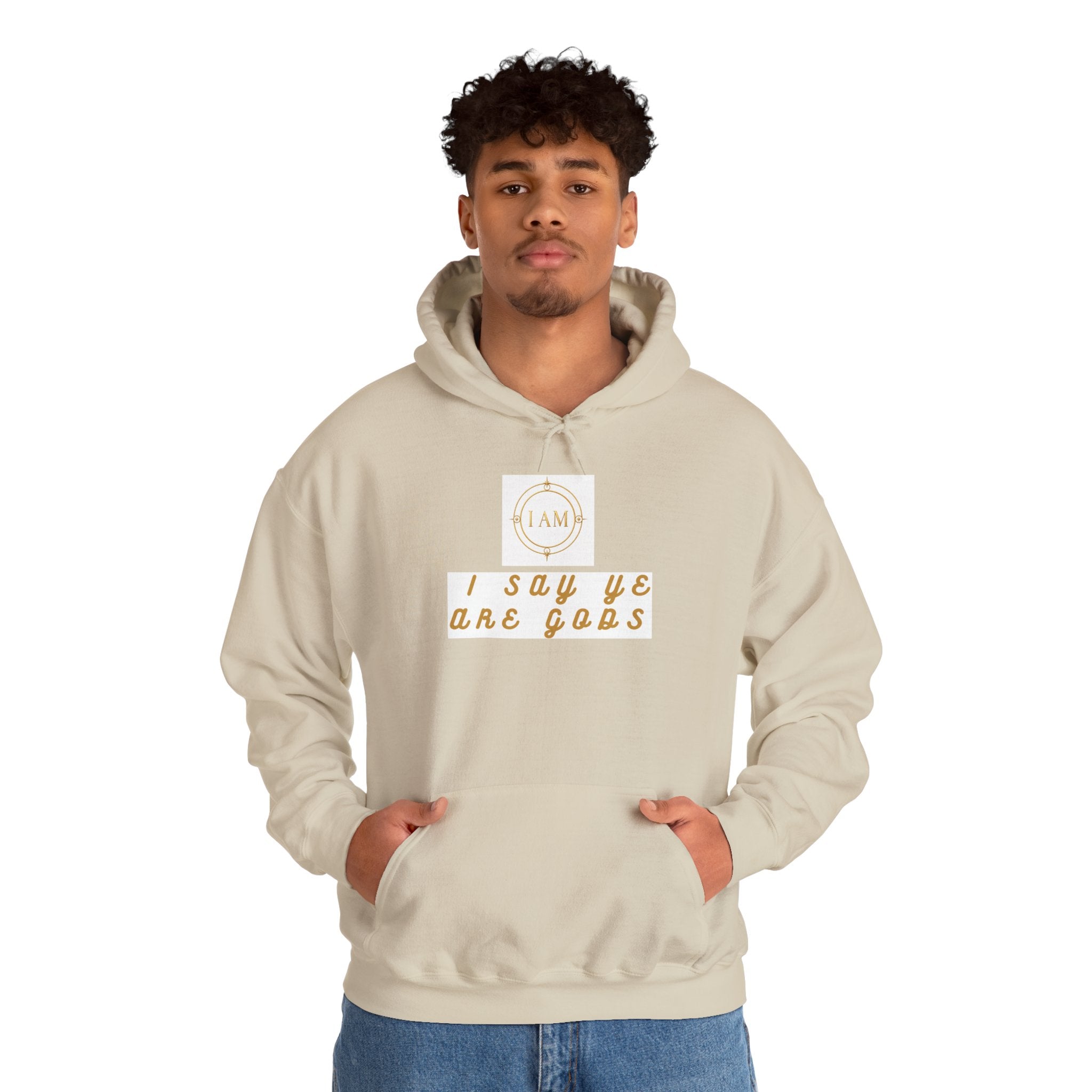 Midweight hooded Unisex sweatshirt