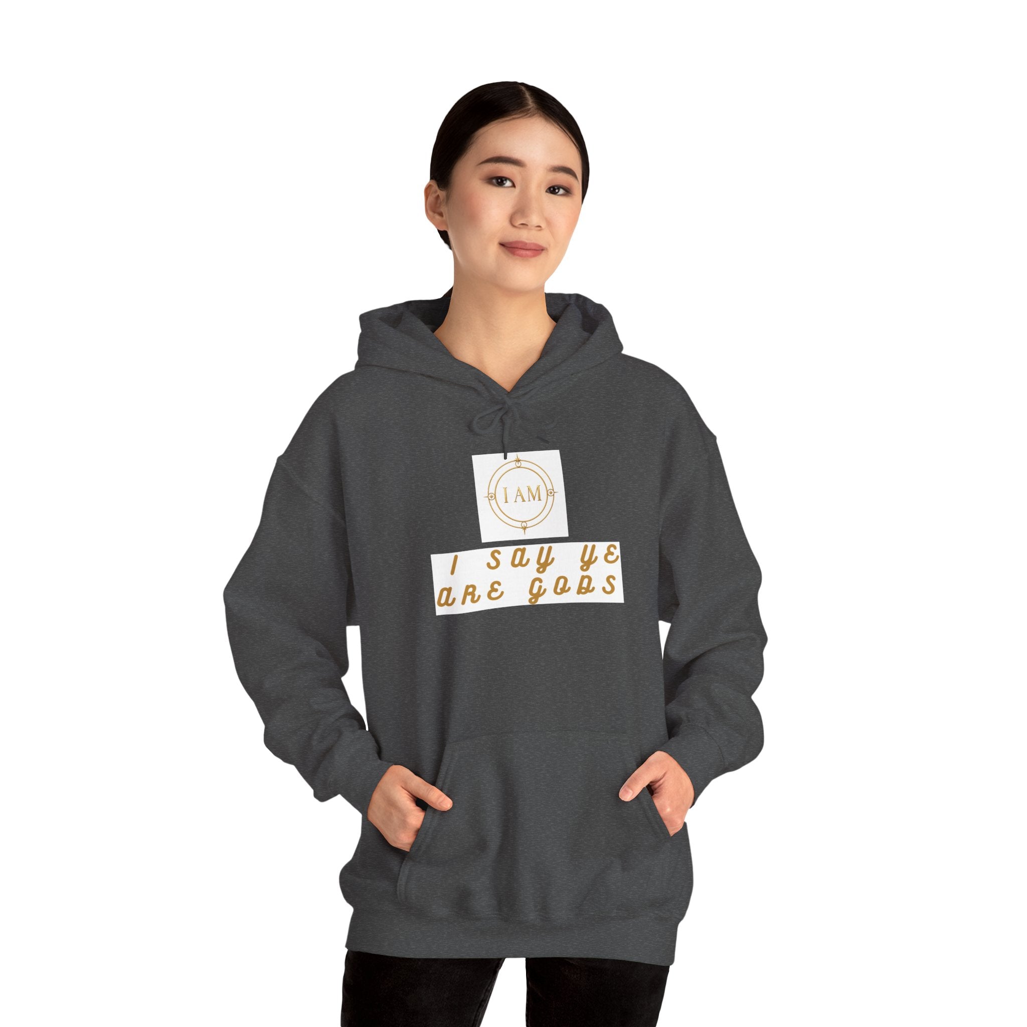 Midweight hooded Unisex sweatshirt