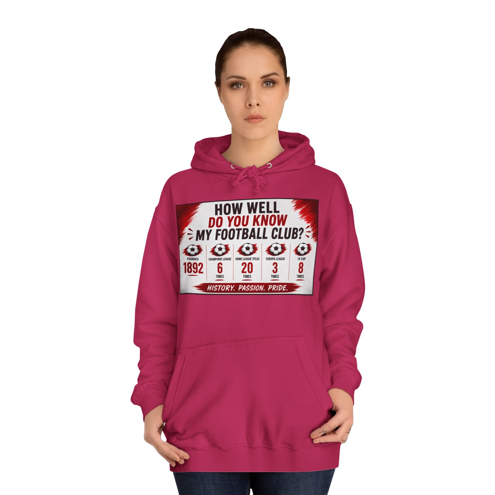 College Football Hoodie — "How Well Do You Know My Football Club?" Quiz Design