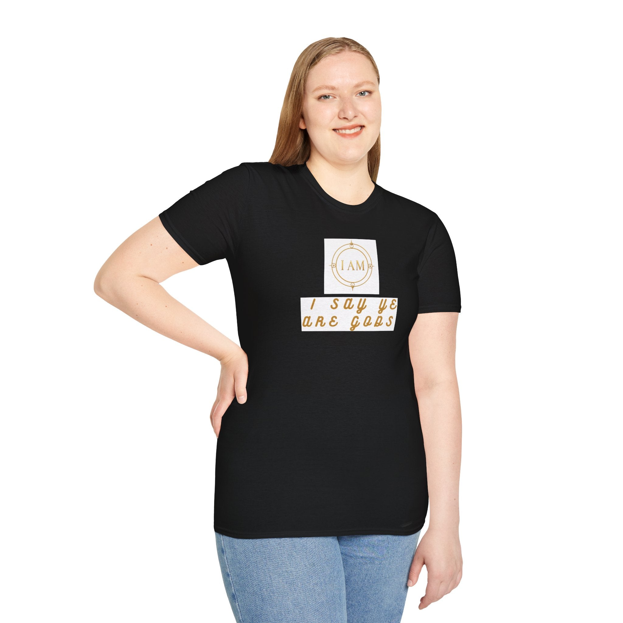 Unisex Softstyle T-Shirt — "I Say Ye Are Gods"